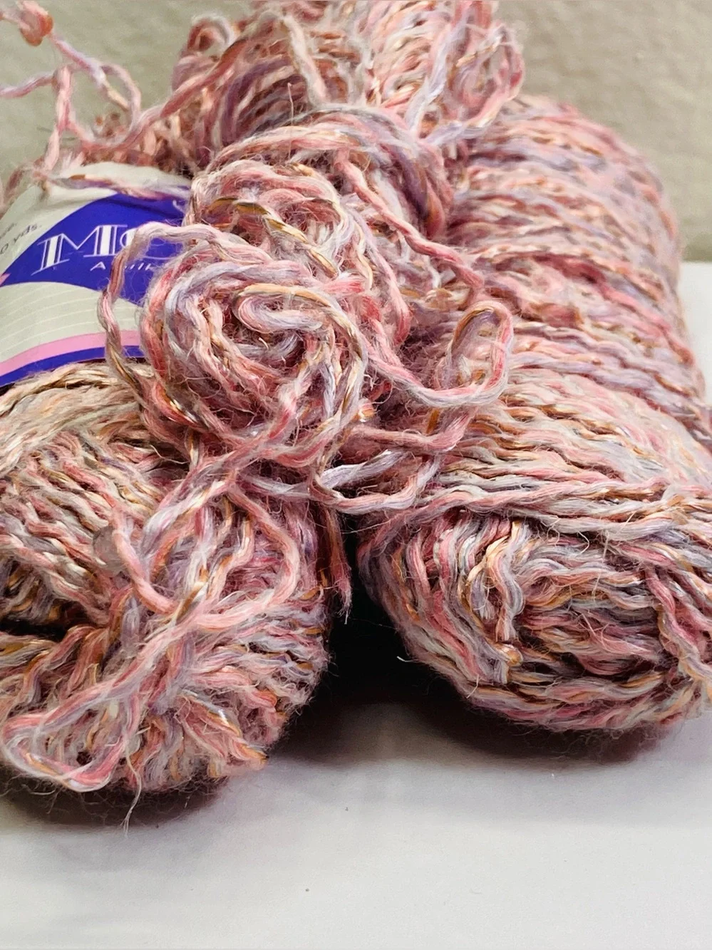 Monet Linen Blend Nubby Yarn 109g 41% Linen 27% Acrylic 28% Viscose 4% Polyester